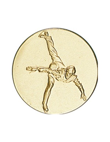 DISCO DORADO PATINAJE MASCULINO Ø 2,5 CM