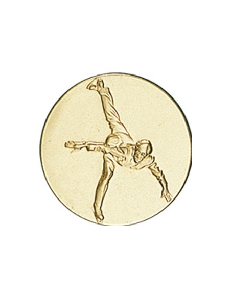 DISCO DORADO PATINAJE MASCULINO Ø 2,5 CM