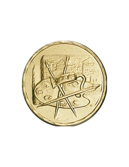 DISCO DORADO PINTURA Ø 2,5 CM
