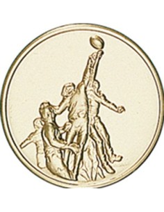 DISCO DORADO RUGBY Ø 2,5 CM - LD109