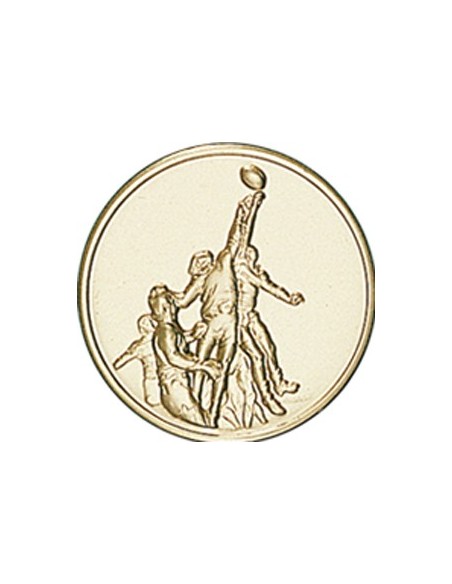 DISCO DORADO RUGBY Ø 2,5 CM - LD109