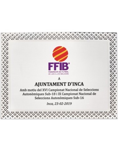 PLACA CONMEMORATIVA - 134-515