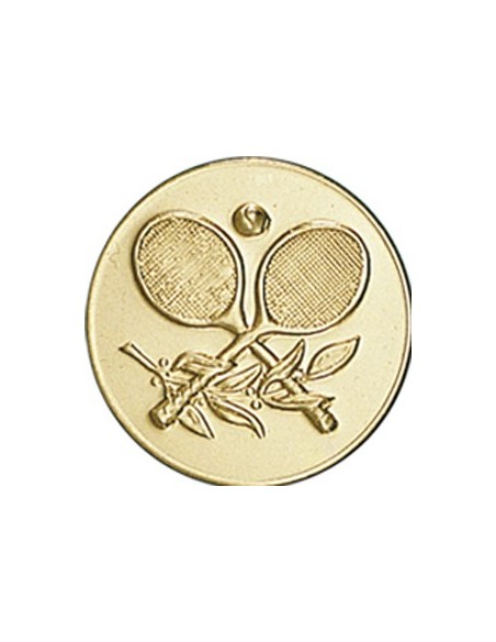 DISCO DORADO TENIS Ø 2,5 CM