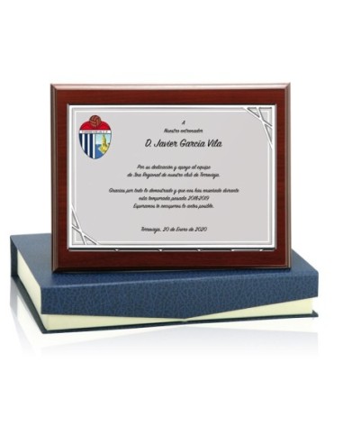 PLACA CONMEMORATIVA - 137-522