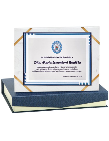 PLACA CONMEMORATIVA - 138-524