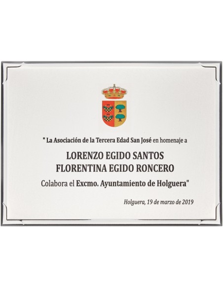 PLACA CONMEMORATIVA - 140-530