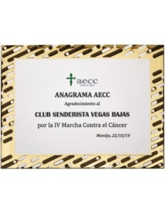 PLACA CONMEMORATIVA - 142-534