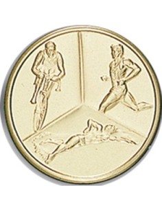 DISCO DORADO TRIAHTLON Ø 2,5 CM - LD128