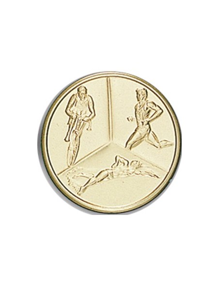 DISCO DORADO TRIAHTLON Ø 2,5 CM - LD128