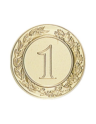DISCO DORADO Nº 1 Ø 2,5 CM