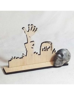 MADERA calada - MANO ZOMBIE