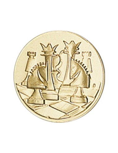 DISCO DORADO AJEDREZ Ø 2,5 CM