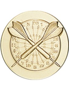 DISCO DORADO DARDOS Ø 2,5 CM