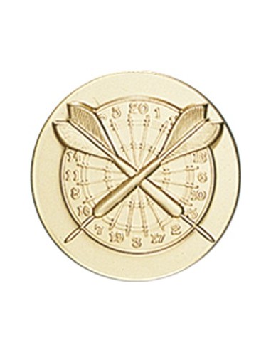 DISCO DORADO DARDOS Ø 2,5 CM