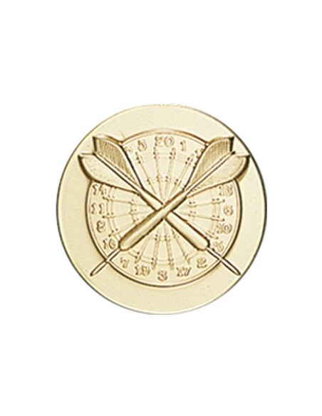 DISCO DORADO DARDOS Ø 2,5 CM
