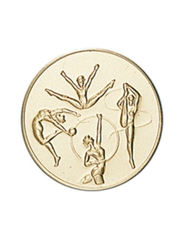 DISCO DORADO GIMNASIA RITMICA Ø 2,5 CM