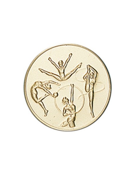 DISCO DORADO GIMNASIA RITMICA Ø 2,5 CM