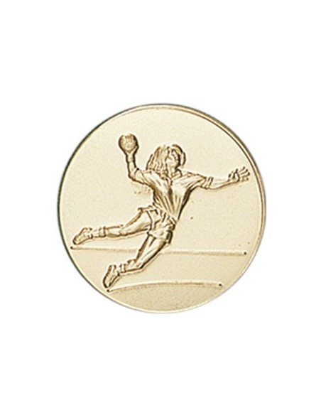 DISCO DORADO BALONMANO FEMENINO Ø 2,5 CM
