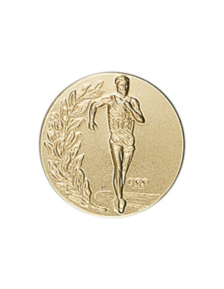 DISCO DORADO ATLETISMO Ø 2,5 CM