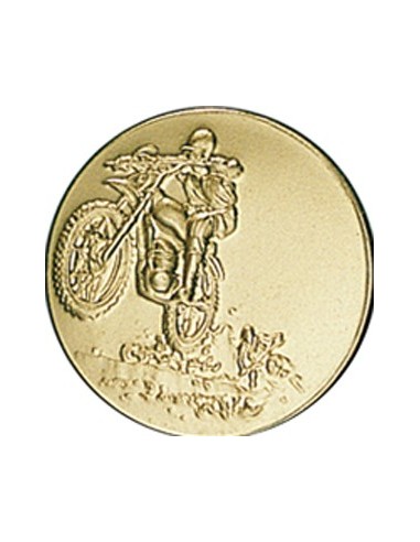 DISCO DORADO MOTOCROSS Ø 2,5 CM - LD87