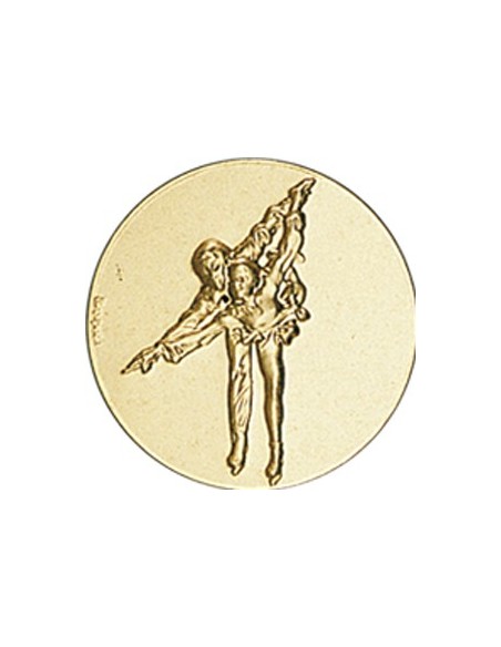 DISCO DORADO PATINAJE PAREJAS Ø 5 CM