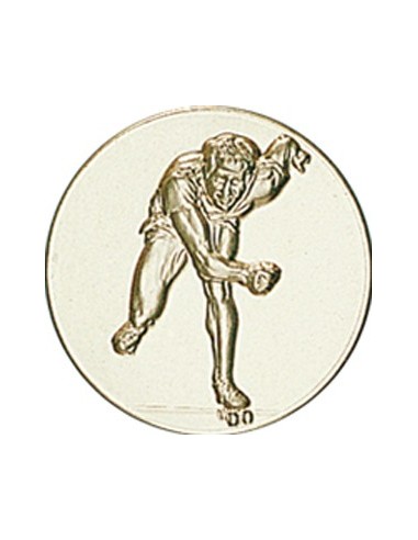 DISCO DORADO PATINAJE RUEDAS Ø 5 CM