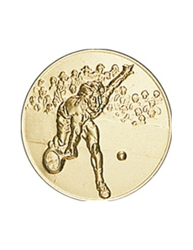 DISCO DORADO TENIS MASCULINO Ø 5 CM
