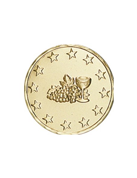 DISCO DORADO 1ª COMUNION Ø 5 CM