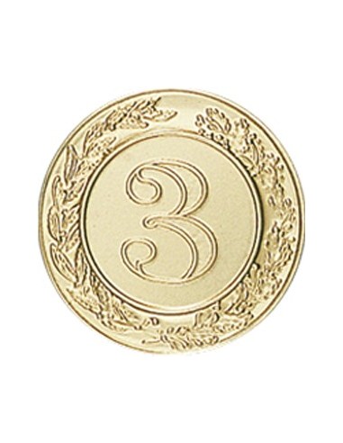 DISCO DORADO Nº 3 Ø 5 CM