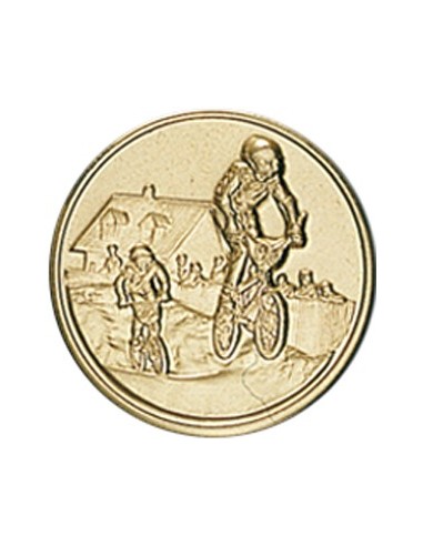 DISCO DORADO MOTOCROSS Ø 5 CM - CD23