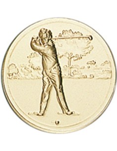 DISCO DORADO GOLF Ø 5 CM