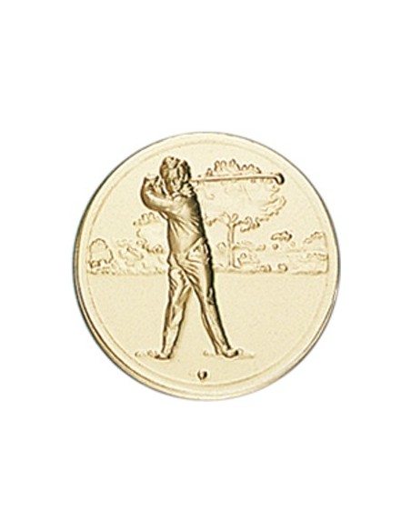 DISCO DORADO GOLF Ø 5 CM