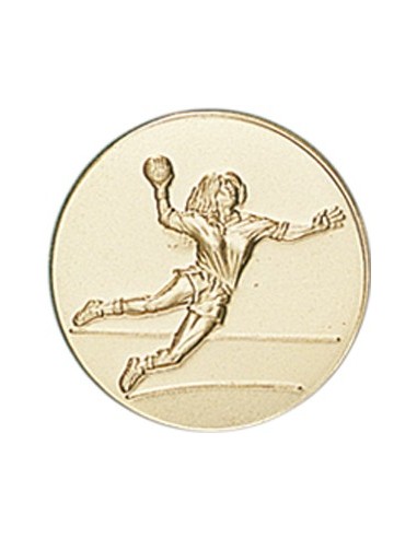 DISCO DORADO BALONMANO FEMENINO Ø 5 CM