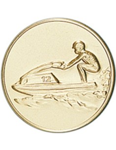 DISCO DORADO MOTO ACUATICA Ø 5 CM