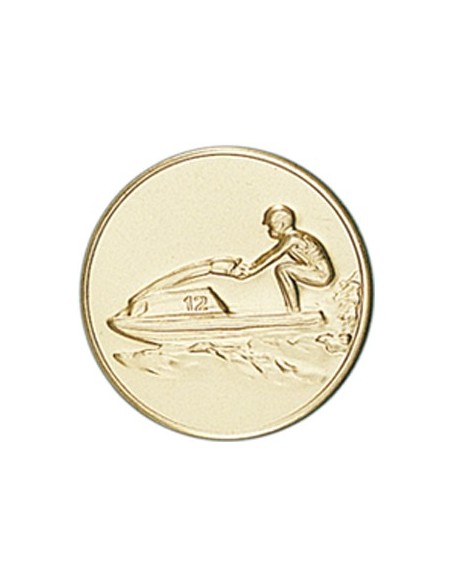 DISCO DORADO MOTO ACUATICA Ø 5 CM