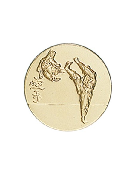 DISCO DORADO KARATE Ø 5 CM - CD80