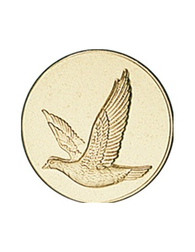DISCO DORADO PALOMA Ø 5 CM