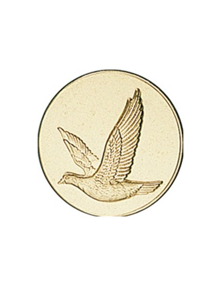 DISCO DORADO PALOMA Ø 5 CM