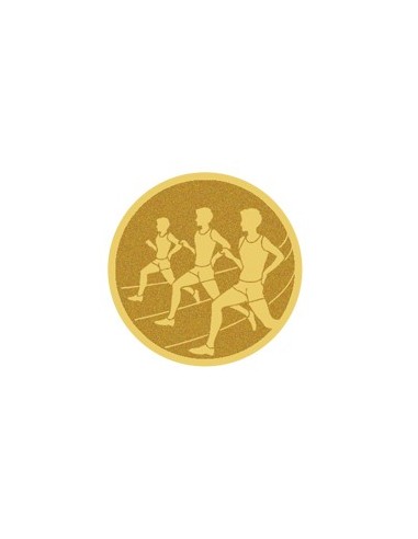DISCO DORADO AUTOADHESIVA ATLETISMO - LM11