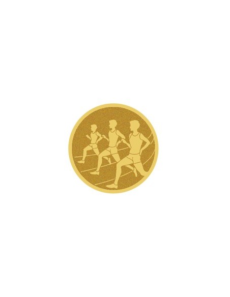 DISCO DORADO AUTOADHESIVA ATLETISMO - LM11