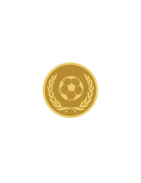 DISCO DORADO AUTOADHESIVA FUTBOL - LM22