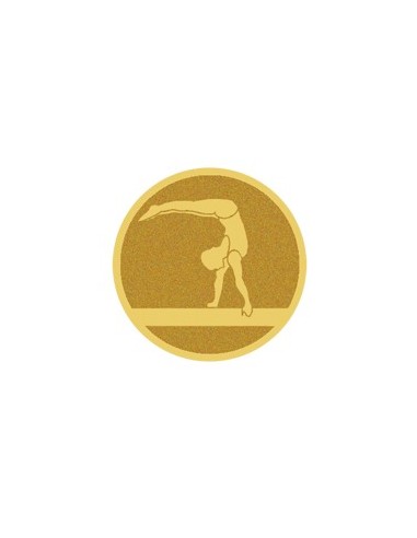 DISCO DORADO AUTOADHESIVA GIMNASIA Ø 2,5 CM - LM29