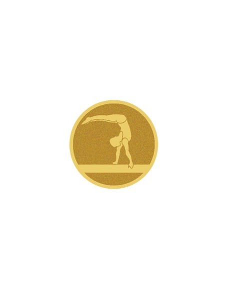 DISCO DORADO AUTOADHESIVA GIMNASIA Ø 2,5 CM - LM29