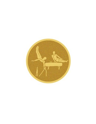 DISCO DORADO AUTOADHESIVA GIMNASIA DEPORTIVA - LM27