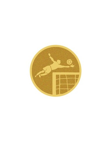 DISCO DORADO AUTOADHESIVA PORTERIA Ø 2,5 CM