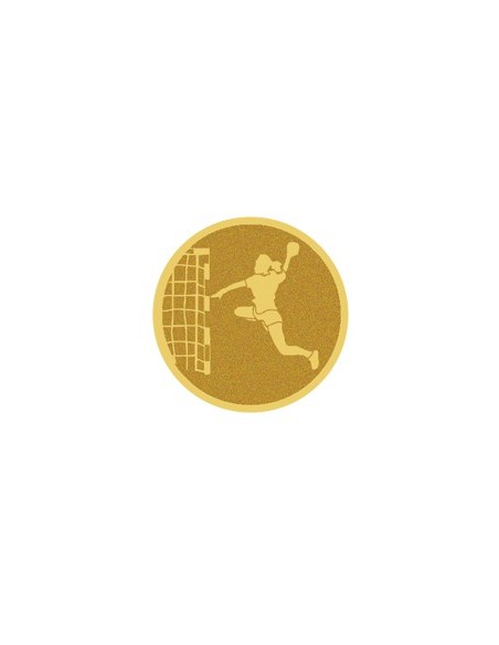 DISCO DORADO AUTOADHESIVA BALONMANO - LM31
