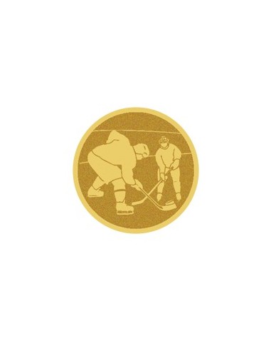 DISCO DORADO AUTOADHESIVA HOCKEY Ø 2,5 CM