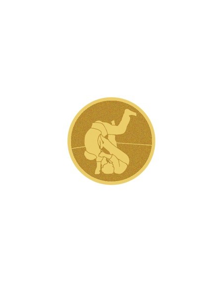 DISCO DORADO AUTOADHESIVA JUDO - LM34