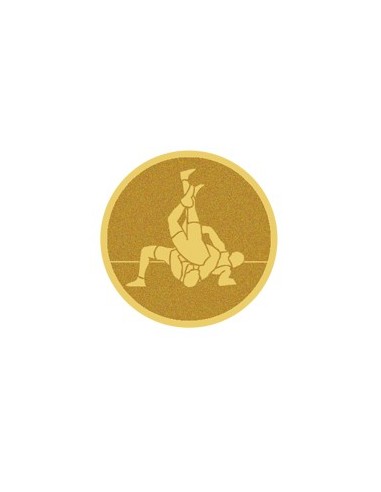 DISCO DORADO AUTOADHESIVA LUCHA Ø 2,5 CM