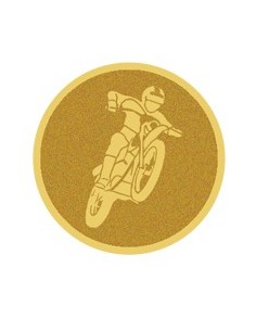 DISCO DORADO AUTOADHESIVA MOTO Ø 2,5 CM